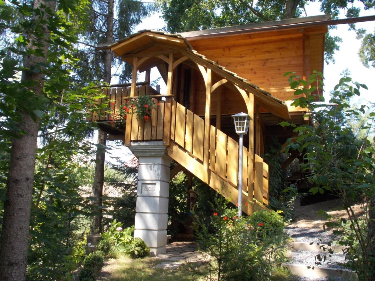 Baumhaus Wolfshoehle Fischach 外观 照片