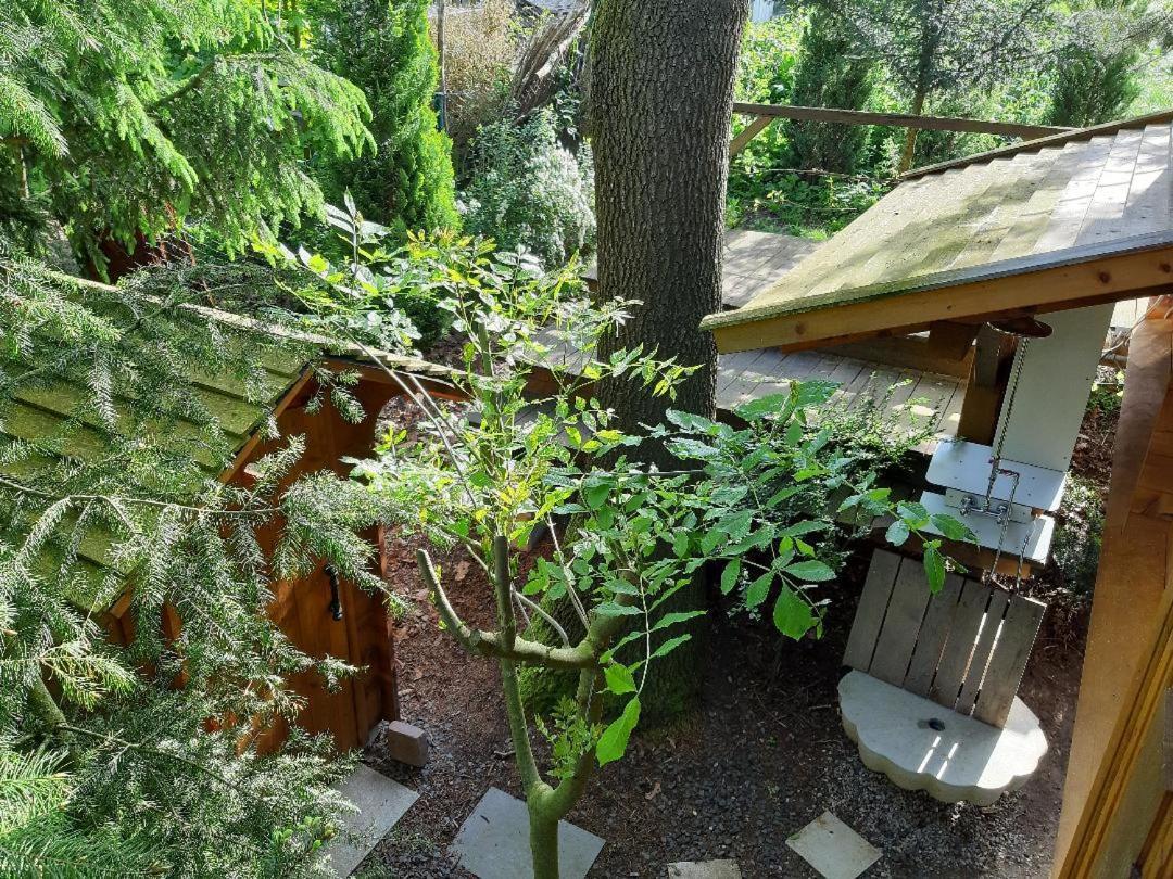 Baumhaus Wolfshoehle Fischach 外观 照片