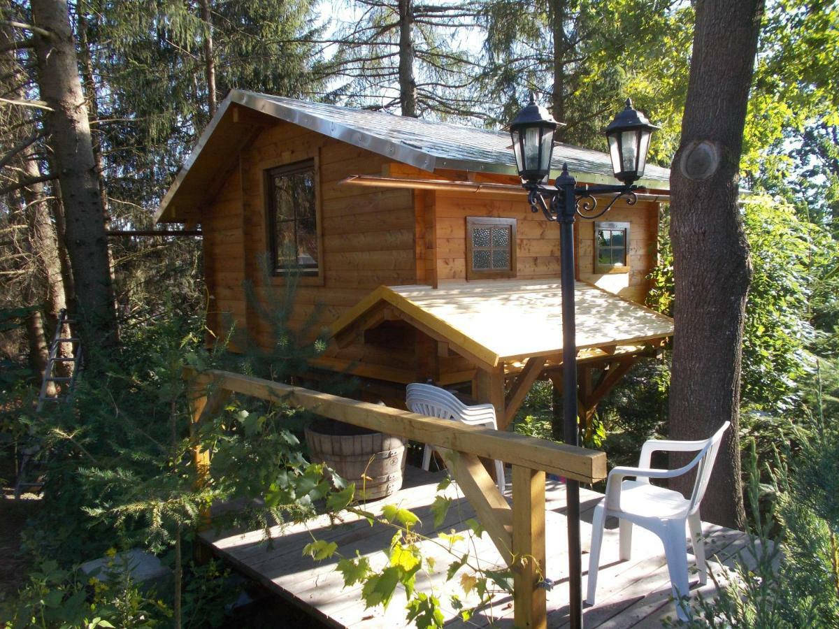 Baumhaus Wolfshoehle Fischach 外观 照片